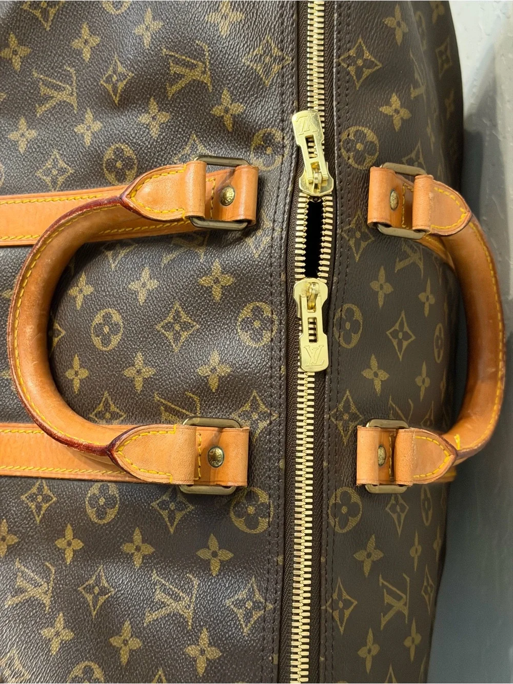Louis Vuitton Monogram Canvas Keepall 45 Vintage
